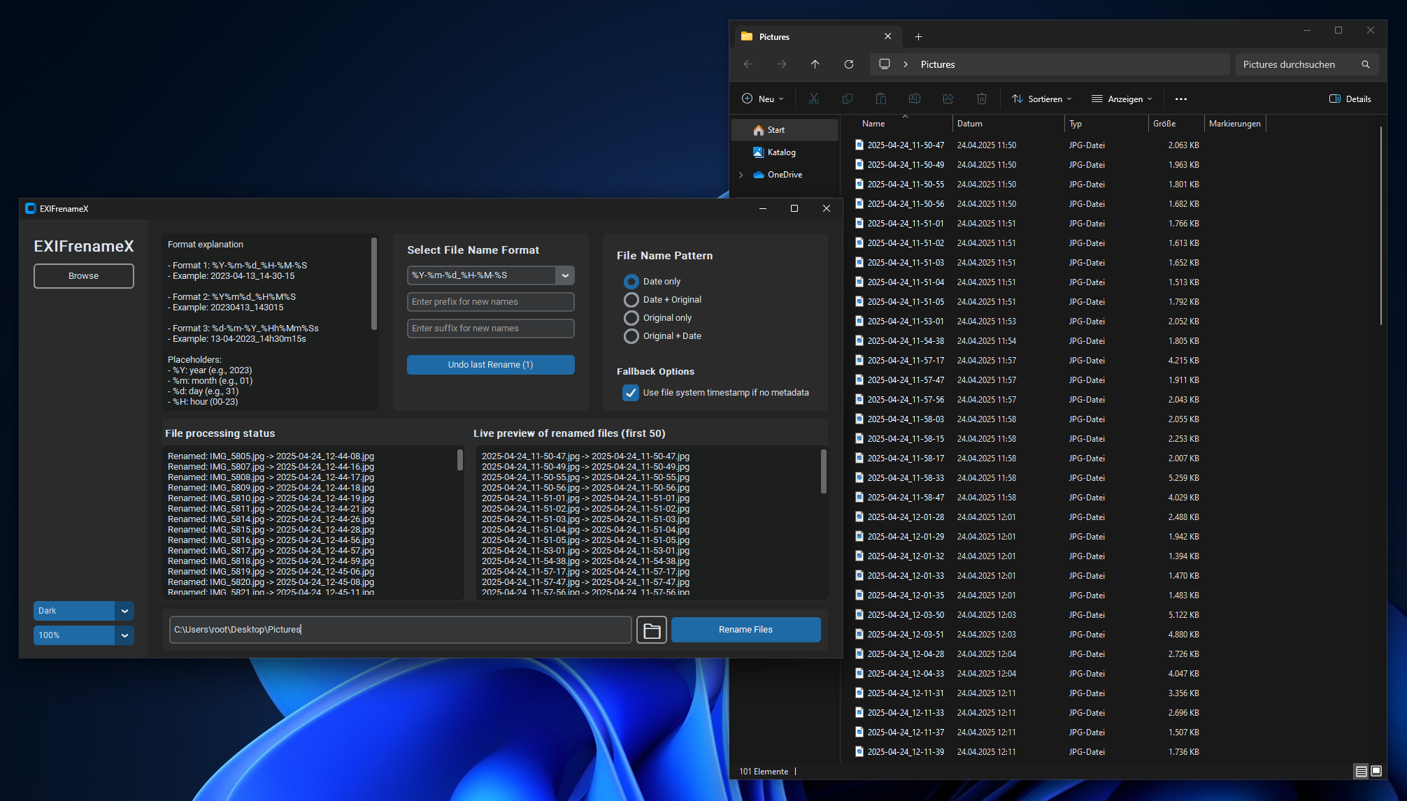 Fileexplorer Screenshot